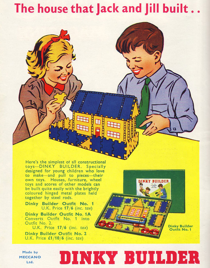 Dinky Builder ad Mecccano Magazine 1959