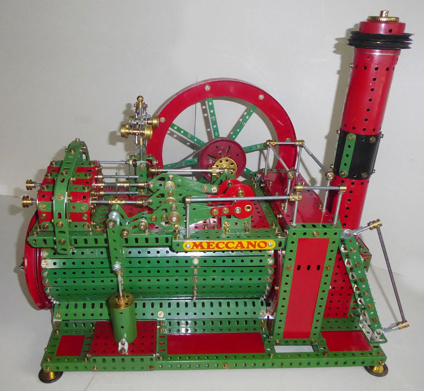 Overtype steam engine