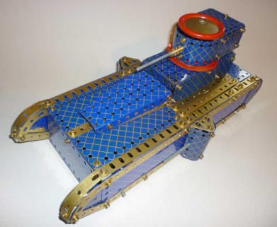 Meccano 1937 Military Tank top view