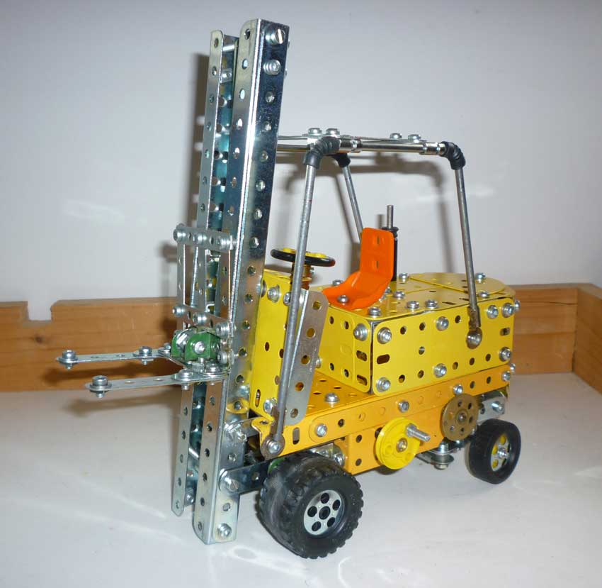 fork lift front view