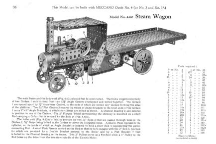 1930 steam wagon instructions