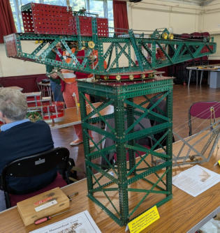 Crane at South East London Meccano club meeting